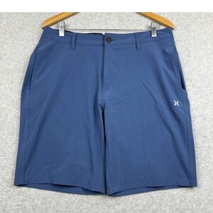 Hurley All Day Hybrid Board Shorts Blue Men's Size 34 Quick Dry Stretch